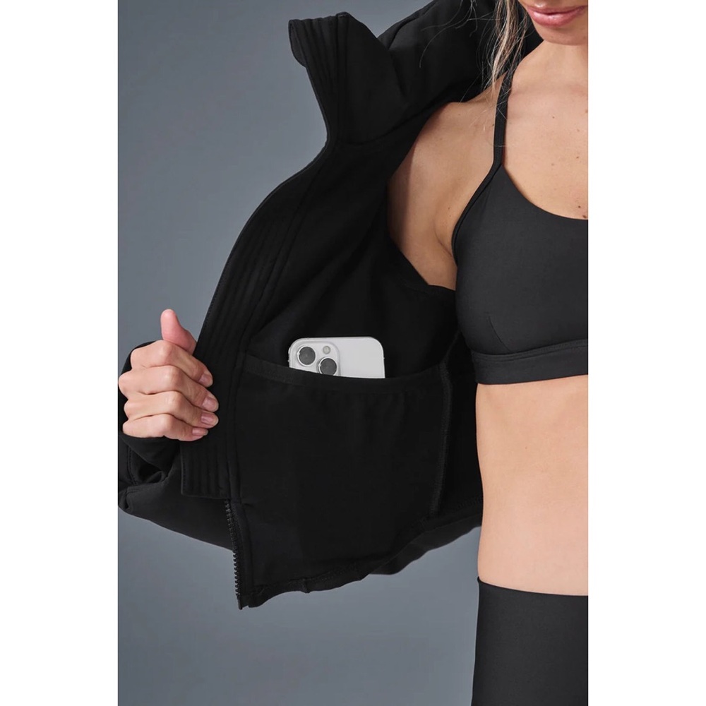 Alo Yoga Main Act Corset Puffer Black M - Picture 4 of 16